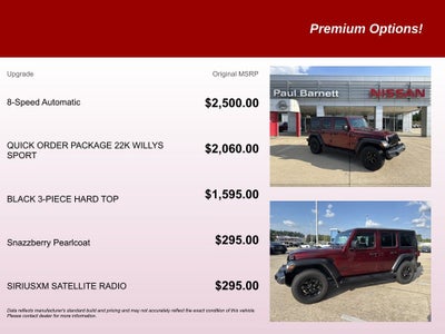 2021 Jeep Wrangler Unlimited Willys