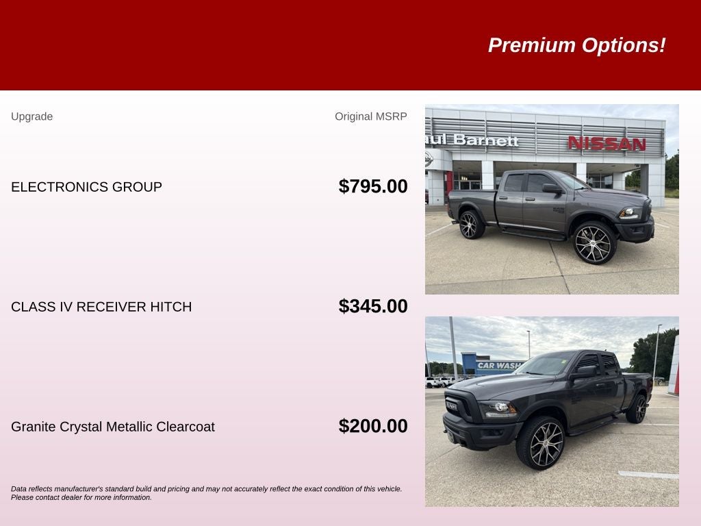 2019 RAM 1500 Classic Warlock