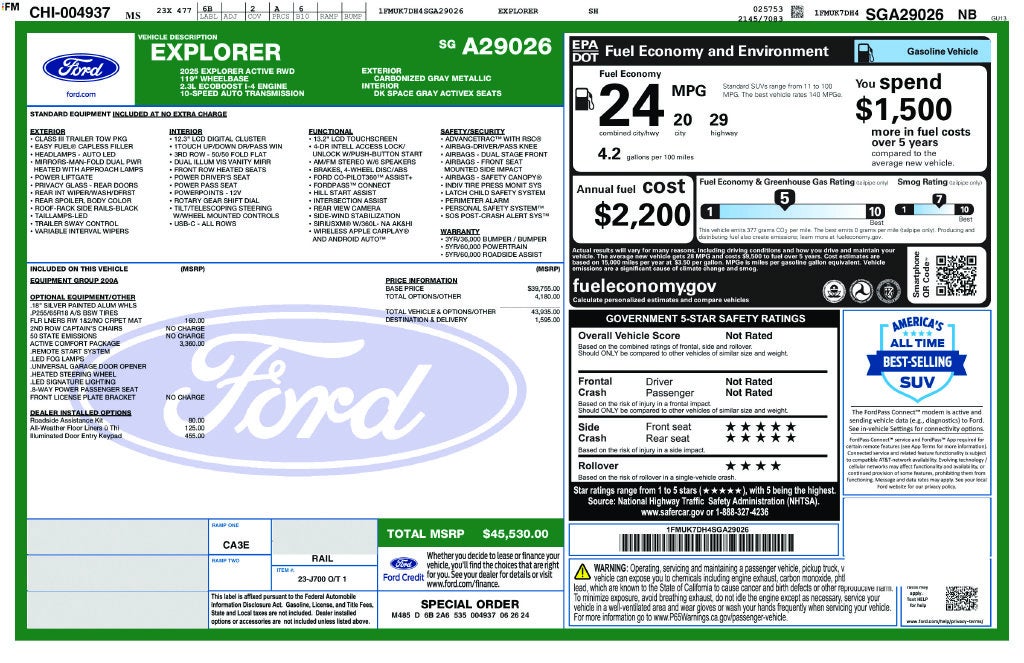 2025 Ford Explorer Active
