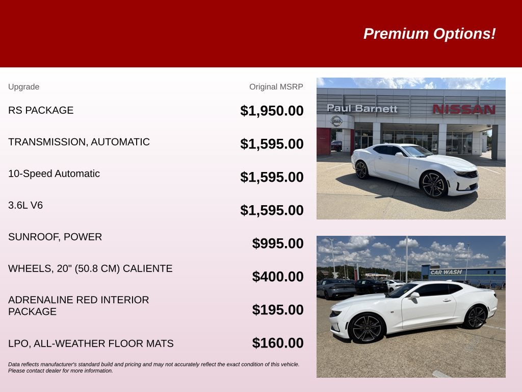 2021 Chevrolet Camaro 2LT 2LT