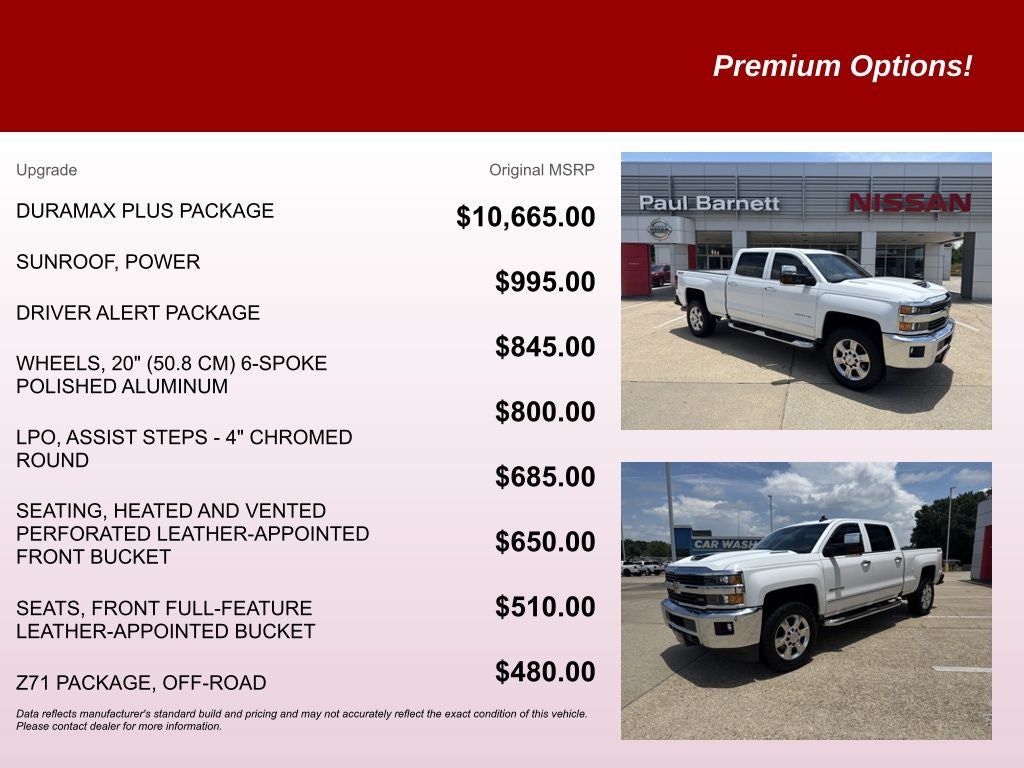 2017 Chevrolet Silverado 2500HD LTZ