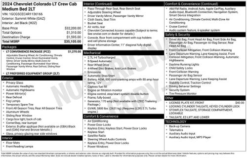 2024 Chevrolet Colorado LT