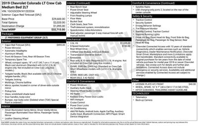 2019 Chevrolet Colorado LT