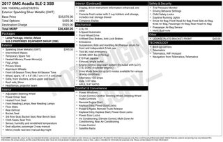 2017 GMC Acadia SLE-2