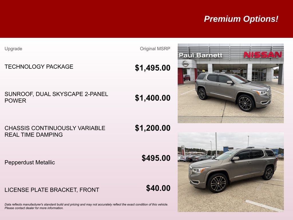 2019 GMC Acadia Denali