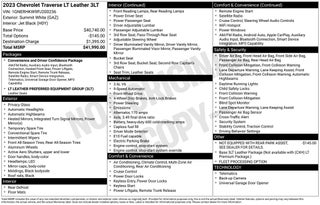 2023 Chevrolet Traverse LT Leather