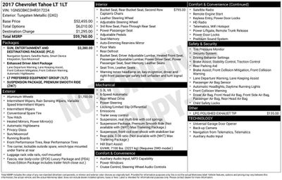 2017 Chevrolet Tahoe LT