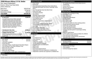 2008 Nissan Altima 2.5 SL