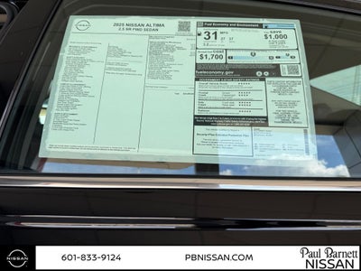2025 Nissan Altima 2.5 SR