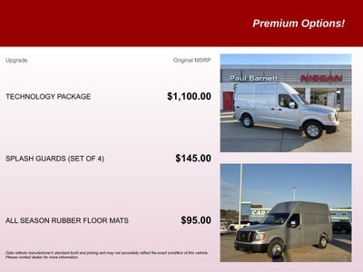 2016 Nissan NV2500 HD SV High Roof