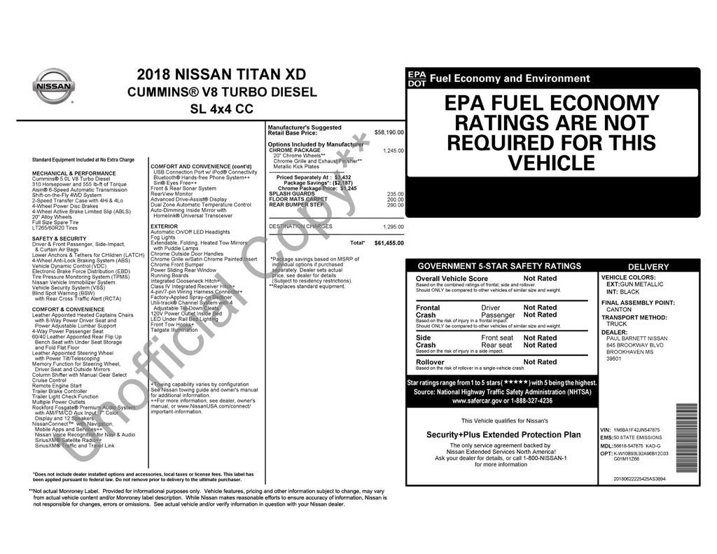 2018 Nissan Titan XD SL