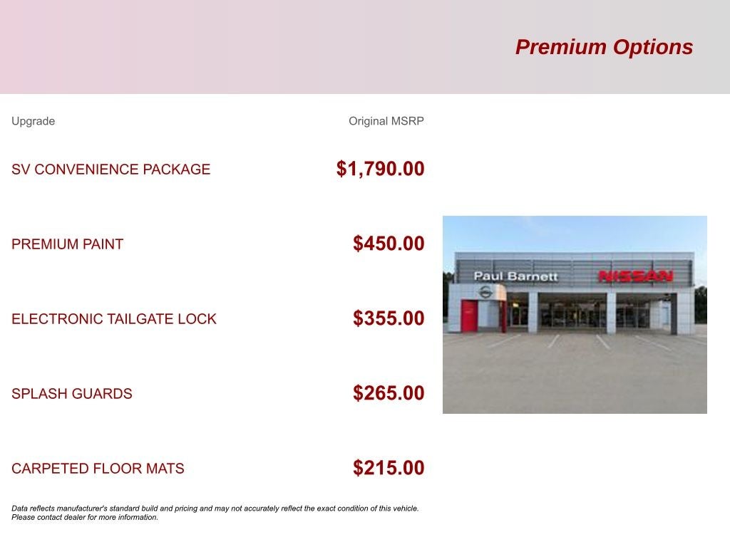 2025 Nissan Frontier SV