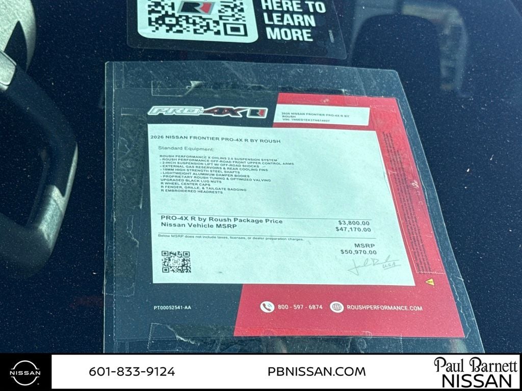 2026 Nissan Frontier PRO-4X