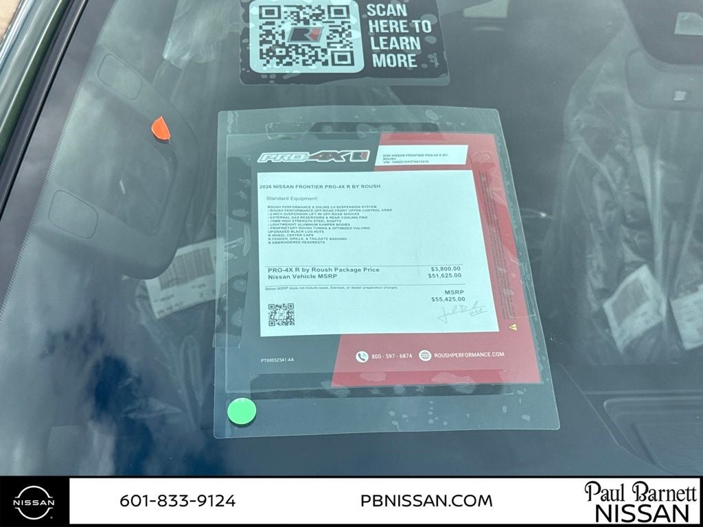 2026 Nissan Frontier PRO-4X ROUSH PACKAGE
