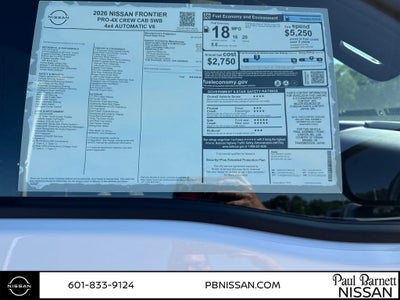 2026 Nissan Frontier PRO-4X