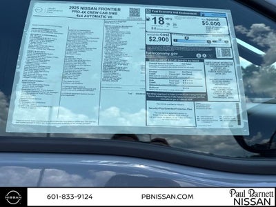 2025 Nissan Frontier PRO-4X