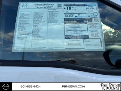 2026 Nissan Frontier PRO-4X