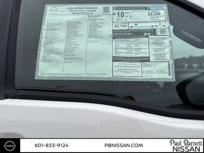 2026 Nissan Frontier PRO-4X