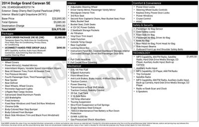 2014 Dodge Grand Caravan SE