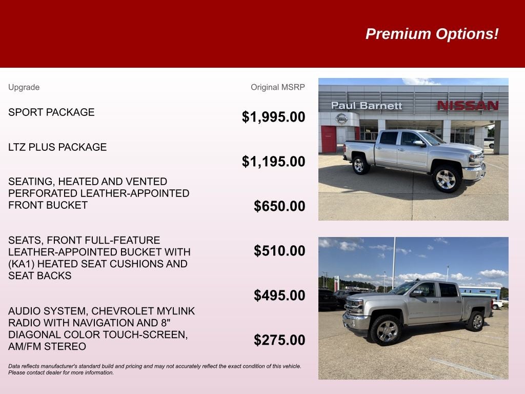 2018 Chevrolet Silverado 1500 LTZ 1LZ