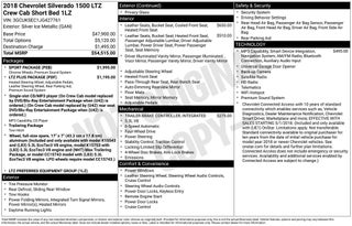 2018 Chevrolet Silverado 1500 LTZ 1LZ