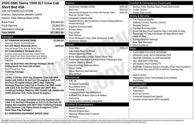 2020 GMC Sierra 1500 SLT