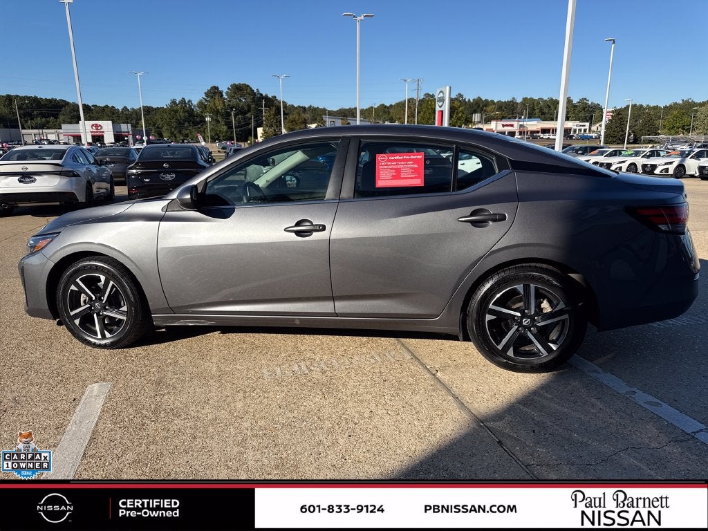 Certified 2024 Nissan Sentra SV with VIN 3N1AB8CV5RY365395 for sale in Brookhaven, MS
