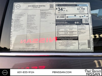 2025 Nissan Sentra SV