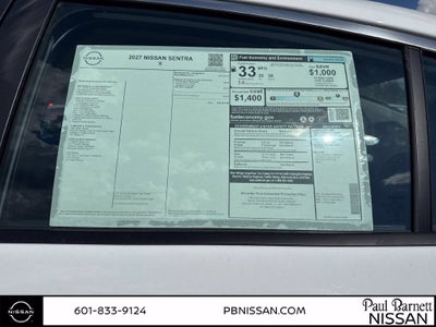 2027 Nissan Sentra S
