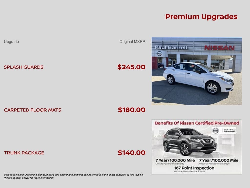 2025 Nissan Versa 1.6 S