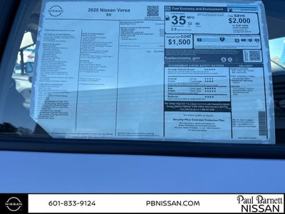 2025 Nissan Versa 1.6 SV