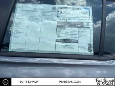2025 Nissan Kicks Play S