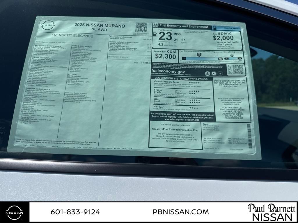 2025 Nissan Murano SL