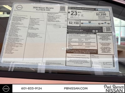 2026 Nissan Murano Platinum
