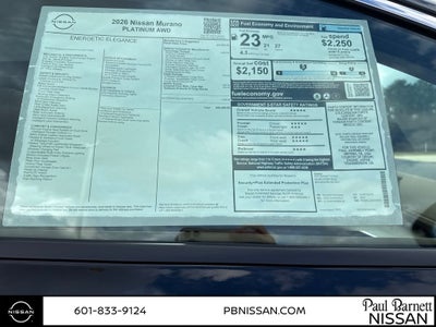 2026 Nissan Murano Platinum