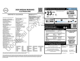 2025 Nissan Murano Platinum