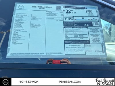 2026 Nissan Rogue SV