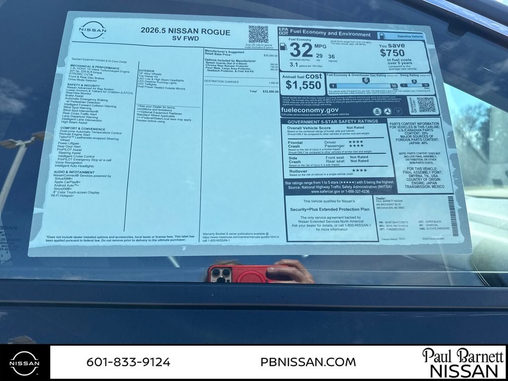 2026 Nissan Rogue SV