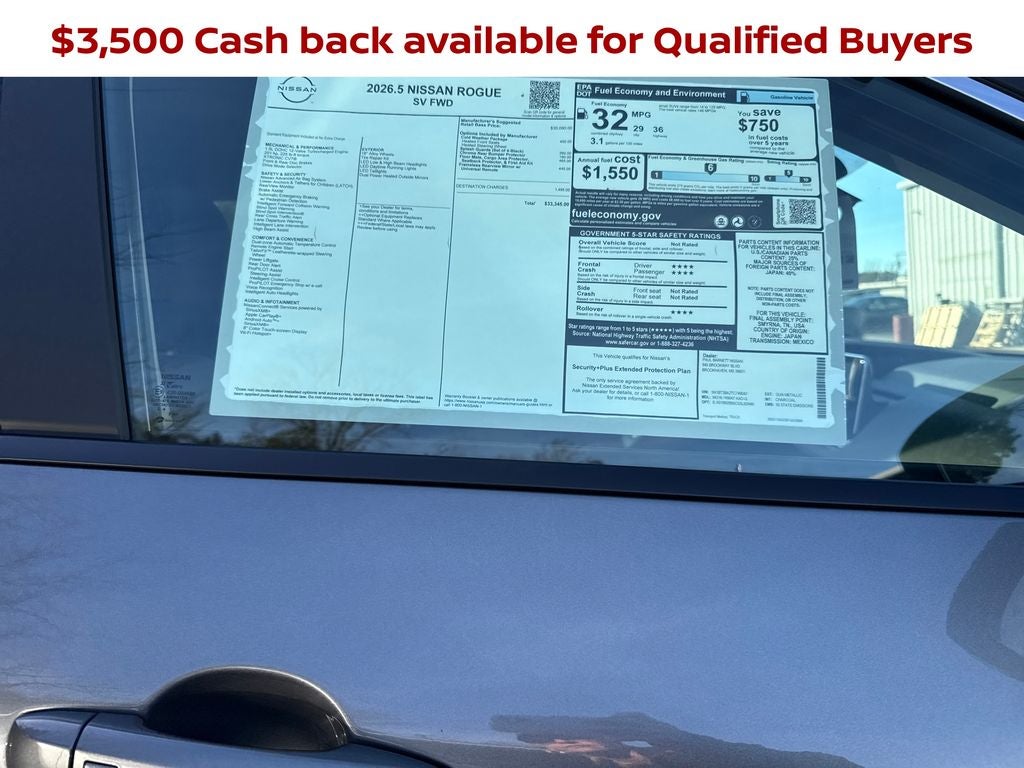 2026 Nissan Rogue SV