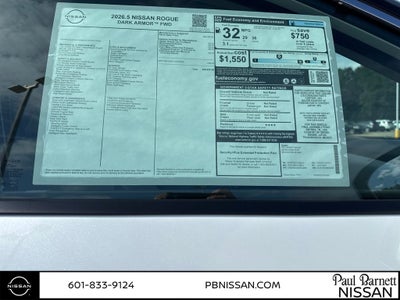 2026 Nissan Rogue Dark Armor