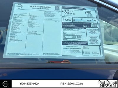 2026 Nissan Rogue Dark Armor