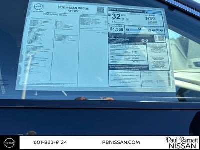 2026 Nissan Rogue SV