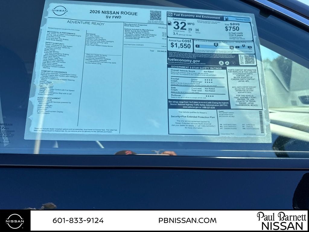 2026 Nissan Rogue SV