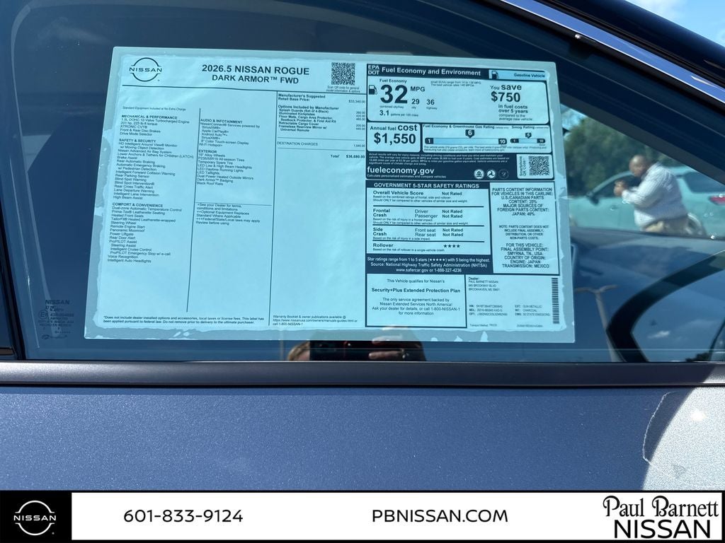2026 Nissan Rogue Dark Armor