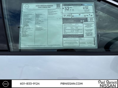 2026 Nissan Rogue Dark Armor