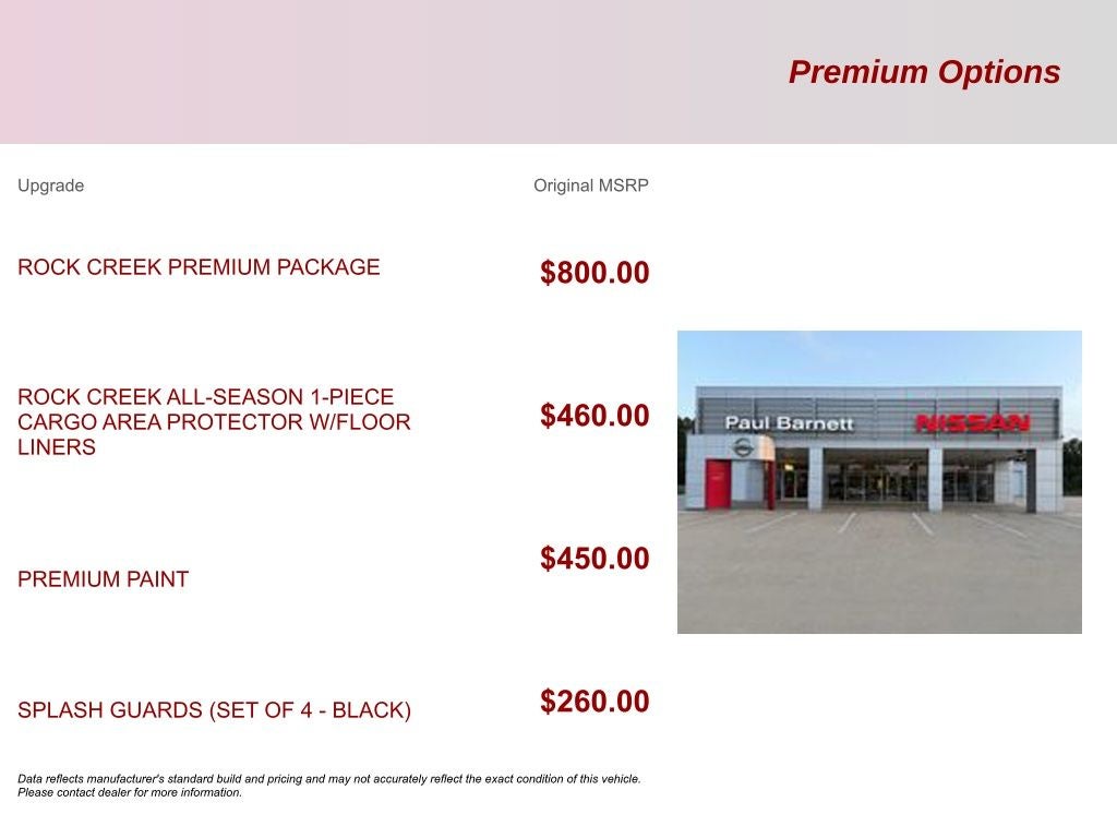 2025 Nissan Rogue Rock Creek