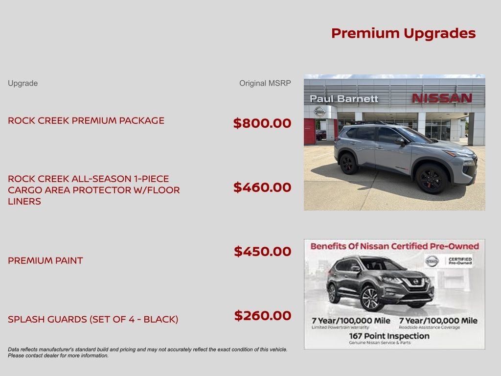 2025 Nissan Rogue Rock Creek