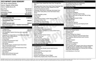 2023 INFINITI QX60 Sensory