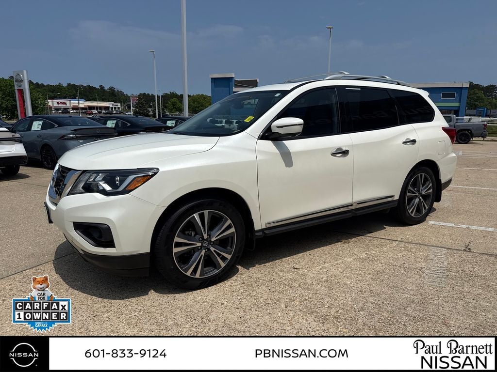 Used 2019 Nissan Pathfinder Platinum with VIN 5N1DR2MN9KC629858 for sale in Brookhaven, MS