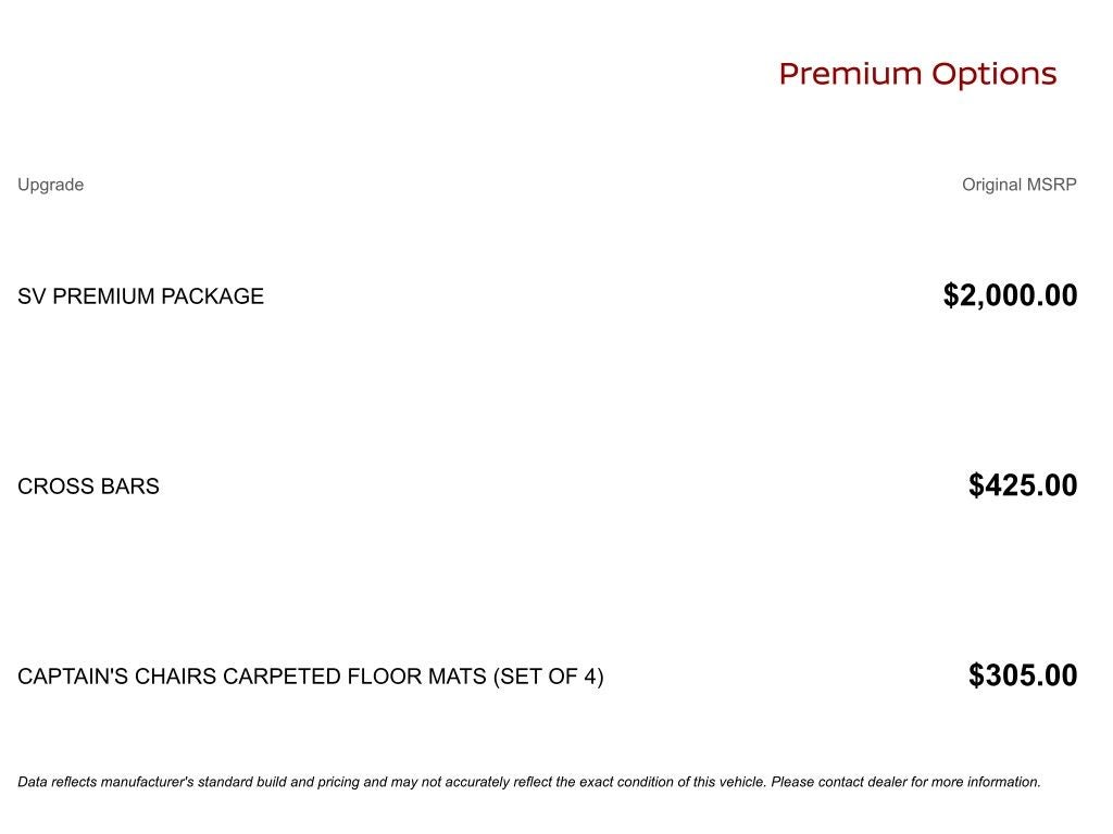 2025 Nissan Pathfinder SV